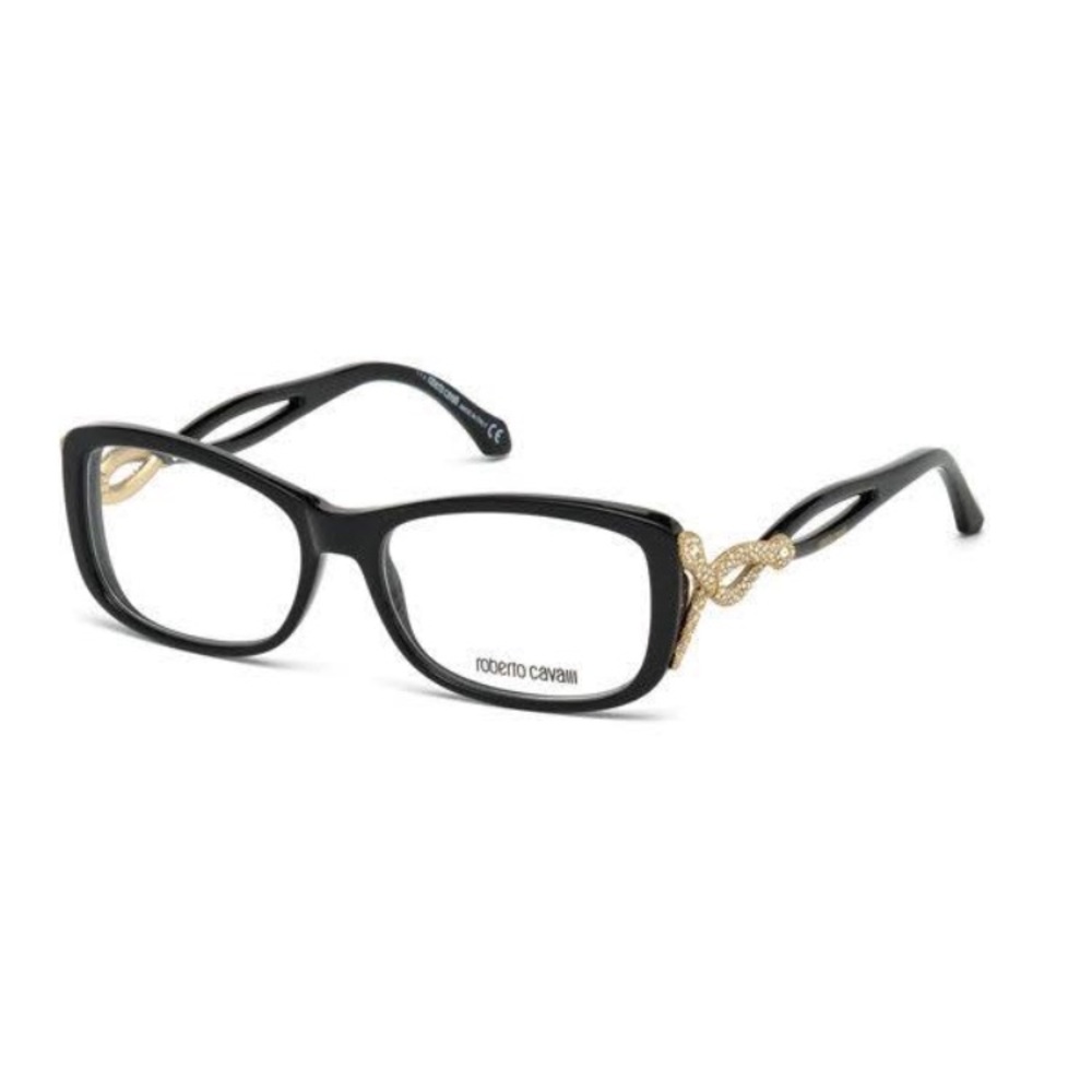 Roberto Cavalli Black Gold Women's Eyeglasses
